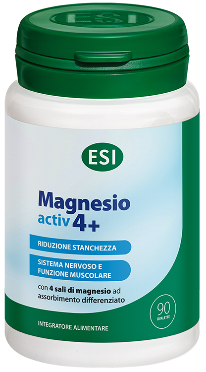 ESI MAGNESIO ACTIV 4+ 90 OVALETTE SENZA GLUTINE - Farma Nice