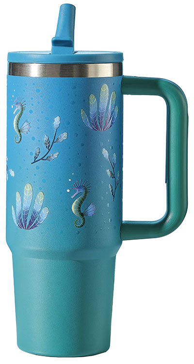 NEAVITA MUG THERMOS EASYGO ACCIAIO TWICE 900 ML VERDE - Farma Nice