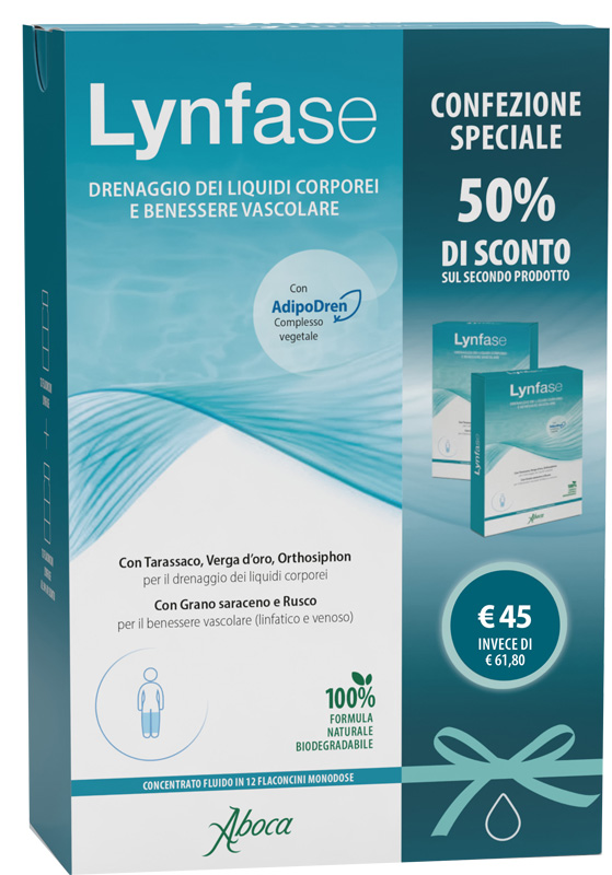 LYNFASE FLACONCINI CONFEZIONE SPECIALE 1+50% 1+1 DEL 989638477 - Farma Nice