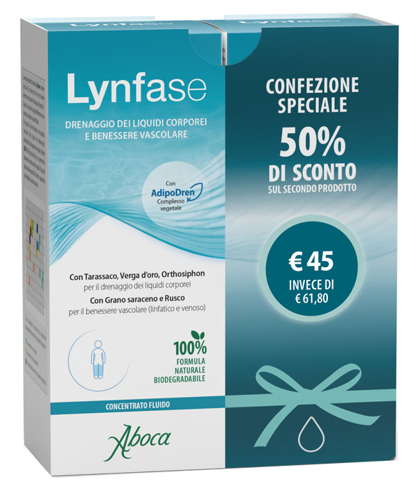 LYNFASE FLACONE CONFEZIONE SPECIALE 1+50% 1+1 DEL 989638489 - Farma Nice