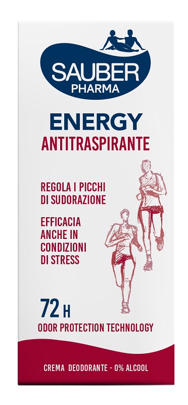 SAUBER DEO 72H ENERGY ANTITRASPIRANTE CREMA 35 ML - Farma Nice