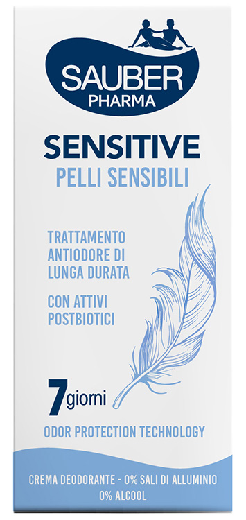 SAUBER DEO 7 GIORNI SENSITIVE PELLI SENSIBILI CREMA 35 ML - Farma Nice