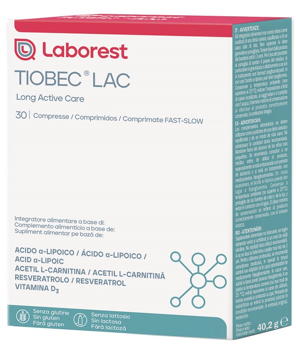 TIOBEC LAC 30 COMPRESSE - Farma Nice