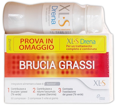 XLS BRUCIA GRASSI 60 COMPRESSE + FLACONCINO XLS DRENA - Farma Nice
