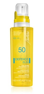 DEFENCE SUN 50 OLIO SOLARE PROTEZIONE ALTA 150 ML - Farma Nice