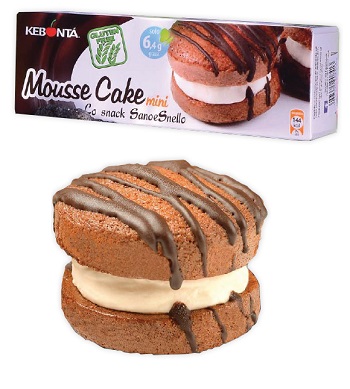 KEBONTA' MOUSSECAKE MINI RICOTTA 3 MONOPORZIONI X 40 G - Farma Nice