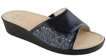 YONA SYNTHETIC PEARL + MACRAME' WOMENS NAVY BLUE 39 - Farma Nice