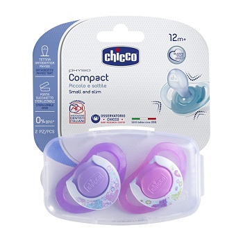 CHICCO SUCCHIETTO COMPACT GIRL S 16-36 MESI 2 PEZZI - Farma Nice