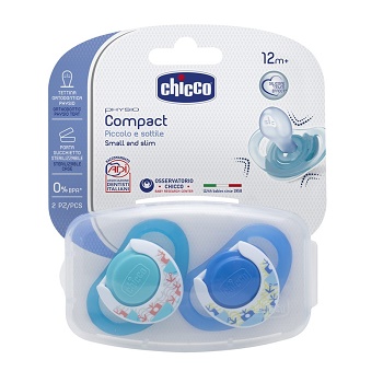 CHICCO SUCCHIETTO COMPACT BOY S 16-36 MESI 2 PEZZI - Farma Nice