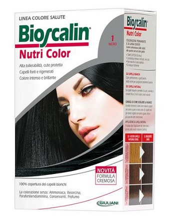 BIOSCALIN NUTRI COLOR 1 NERO SINCROB 124 ML - Farma Nice