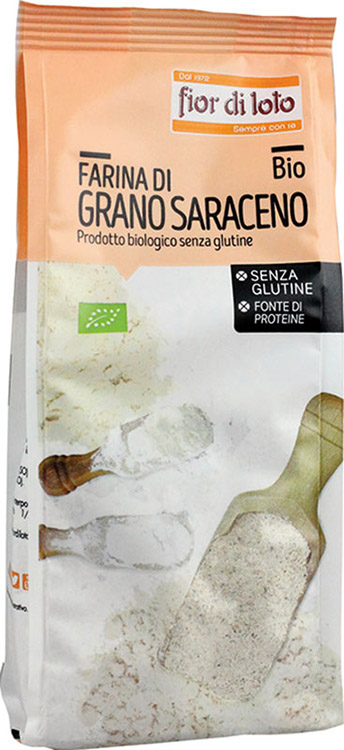FARINA GRANO SARACENO SENZA GLUTINE BIO 375 G - Farma Nice