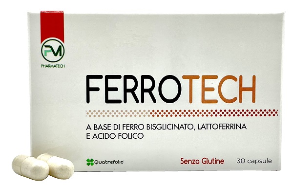 FERROTECH 30 CAPSULE DA 550MG - Farma Nice