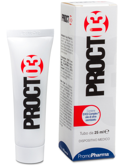 PROCTO3 CREMA PER TRATTAMENTO EMORROIDI 25 ML - Farma Nice