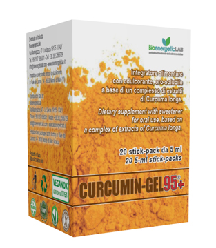CURCUMIN GEL 95+ 20 BUSTINE DA 5 ML - Farma Nice