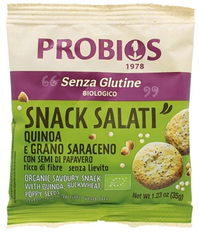 ALTRICEREALI SNACK QUINOA E GRANO SARACENO CON SEMI DI PAPAVERO 35 G - Farma Nice