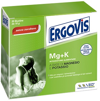 ERGOVIS MG+K SENZA ZUCCHERO 20 BUSTINE 5 G - Farma Nice