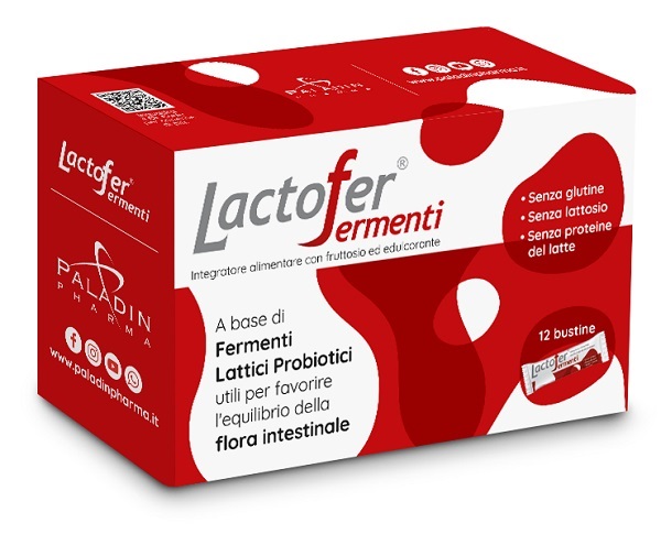 LACTOFER FERMENTI 12 BUSTINE OROSOLUBILI - Farma Nice