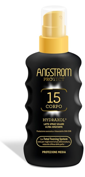 ANGSTROM PROTECT HYDRAXOL LATTE SPRAY SOLARE PROTEZIONE 15 175 ML - Farma Nice
