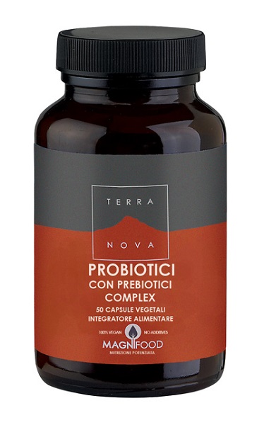 TERRANOVA PROBIOTICI CON PREBIOTICI COMPLEX 50 CAPSULE VEGETALI - Farma Nice