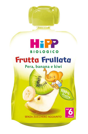 HIPP BIO FRUTTA FRULLATA PERA BANANA KIWI 90 G - Farma Nice