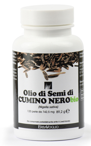 OLIO SEMI CUMINO NERO BIO - 120 PERLE - Farma Nice