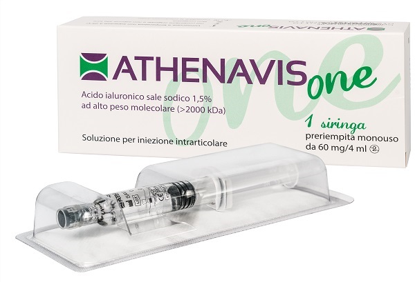 SIRINGA INTRA-ARTICOLARE ATHENAVIS ONE ACIDO IALURONICO 1,5% 4 ML - Farma Nice
