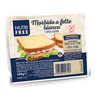 NUTRIFREE MORBIDO A FETTE BIANCO 165 G - Farma Nice