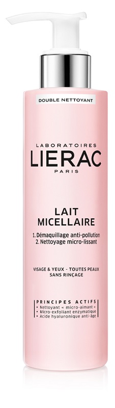 LIERAC DEMAQUILLANT LATTE MICELLARE A DOPPIA AZIONE 200 ML - Farma Nice