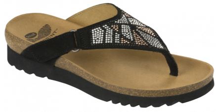 KIMI SUEDE + STRASS WOMENS BLACK 38 COLLEZIONE SS17 1 PAIO - Farma Nice