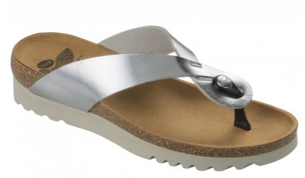 KENNA SYNTHETIC LAMINATED WOMENS SILVER 36 COLLEZIONE SS17 1 PAIO - Farma Nice