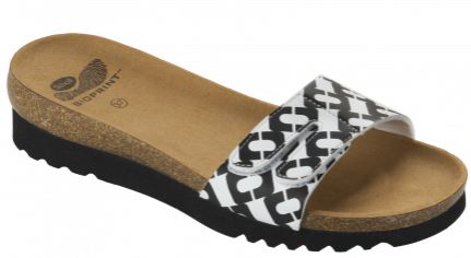 LUWIN OPTICAL PRINTED SYNTH WOMENS BLACK/WHITE 36 COLLEZIONE SS17 1 PAIO - Farma Nice