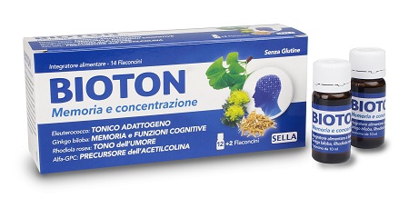 BIOTON ELEUTEROCOCCO MEMORIA CONCENTRAZIONE 14 FLACONCINI - Farma Nice