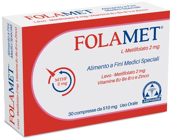 FOLAMET 30 COMPRESSE 500 MG - Farma Nice