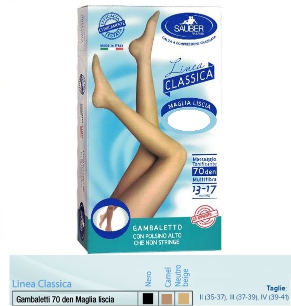 SAUBER GAMBALETTO MAGLIA LISCIA 140 DENARI CAMEL 2 - Farma Nice