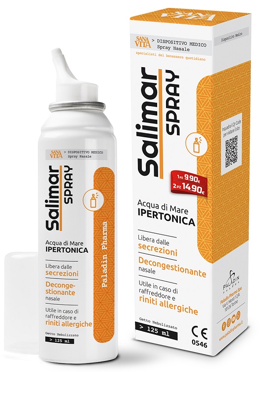 SANAVITA SALIMAR SOLUZIONE IPERTONICA 125 ML - Farma Nice