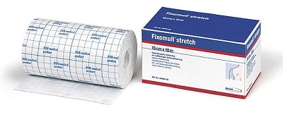 FASCIA AUTOADESIVA IPOALLERGENICA FIXOMULL STRETCH PER FISSAGGIO CATETERI M 10 X 5 CM - Farma Nice