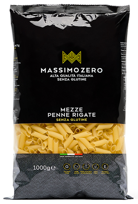 MASSIMO ZERO MEZZE PENNE RIGATE 1 KG - Farma Nice