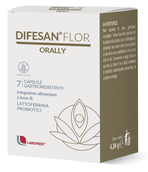 DIFESAN FLOR ORALLY 7 CAPSULE - Farma Nice
