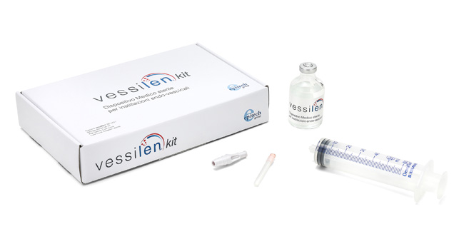 KIT VESSILEN 50 ML CON SIRINGA 50 ML, AGO E LUER LOCK ADAPTER - Farma Nice