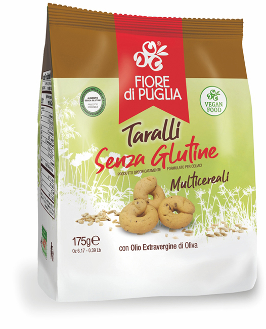 FIORE DI PUGLIA TARALLI MULTICEREALE 175 G - Farma Nice
