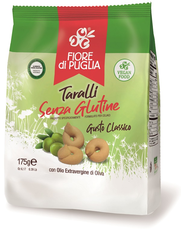 FIORE DI PUGLIA TARALLI GUSTO CLASSICO 175 G - Farma Nice