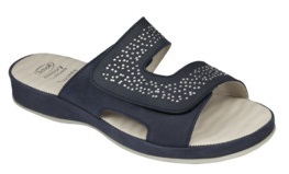 CALZATURA CLOTILDE NUBUCK WOMENS NAVY BLUE 40 TOMAIA NUBUCK+STRASS FODERA TOMAIA PELLE SOTTOPIEDE PELLE TPR CALZATA G COLLEZIONE 2018 - Farma Nice