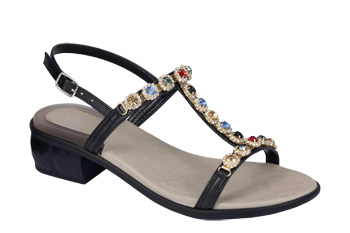 CALZATURA FLORALIE SYNTHETIC + JEWELRY WOMENS BLACK 36 TOMAIA SIMILPELLE + ACCESSORIO GIOIELLO FODERA TOMAIA SIMILPELLE SOTTOPIEDE MICROFIBRA PU CALZATA F COLLEZIONE 2018 - Farma Nice