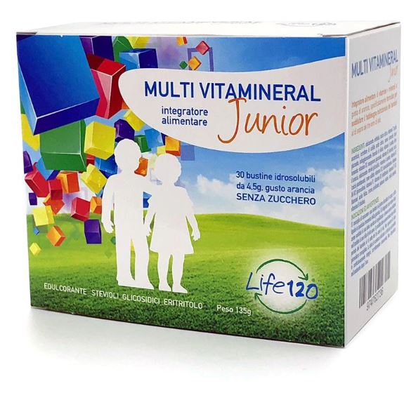 MULTI VITAMINERAL JUNIOR 30 BUSTINE - Farma Nice