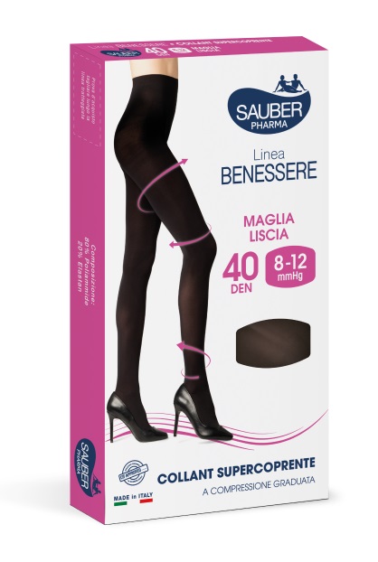 COLLANT SUPERCOPRENTE SAUBER 8-12MMHG NERO 3 - Farma Nice