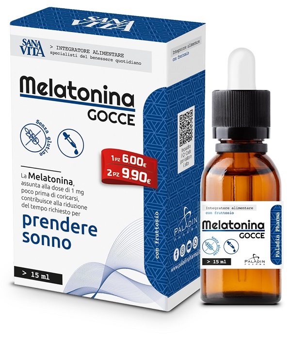 SANAVITA MELATONINA GOCCE 15 ML - Farma Nice