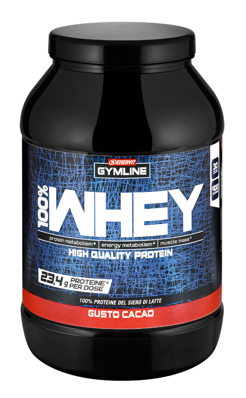 GYMLINE 100% WHEY CONCENTRATE CACAO 900 G - Farma Nice
