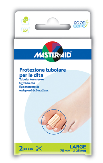 TUBO IN GEL MASTER-AID ELASTICIZZATO L 7,5 CM 2 PEZZI - Farma Nice
