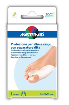PROTEZIONE MASTER-AID PER ALLUCE VALGO CON SEPARATORE DITA INTEGRATO 1 PEZZO - Farma Nice