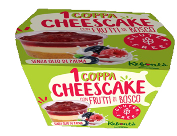 KEBONTA' COPPA CHEESECAKE FRUTTI DI BOSCO 100 G - Farma Nice